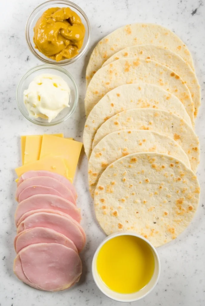 The Air Fryer Chicken Ham and Cheese Wraps That Brought My Kitchen to Life 2 Close-up of crispy air fryer chicken ham and cheese wrap sliced in half on a white plate